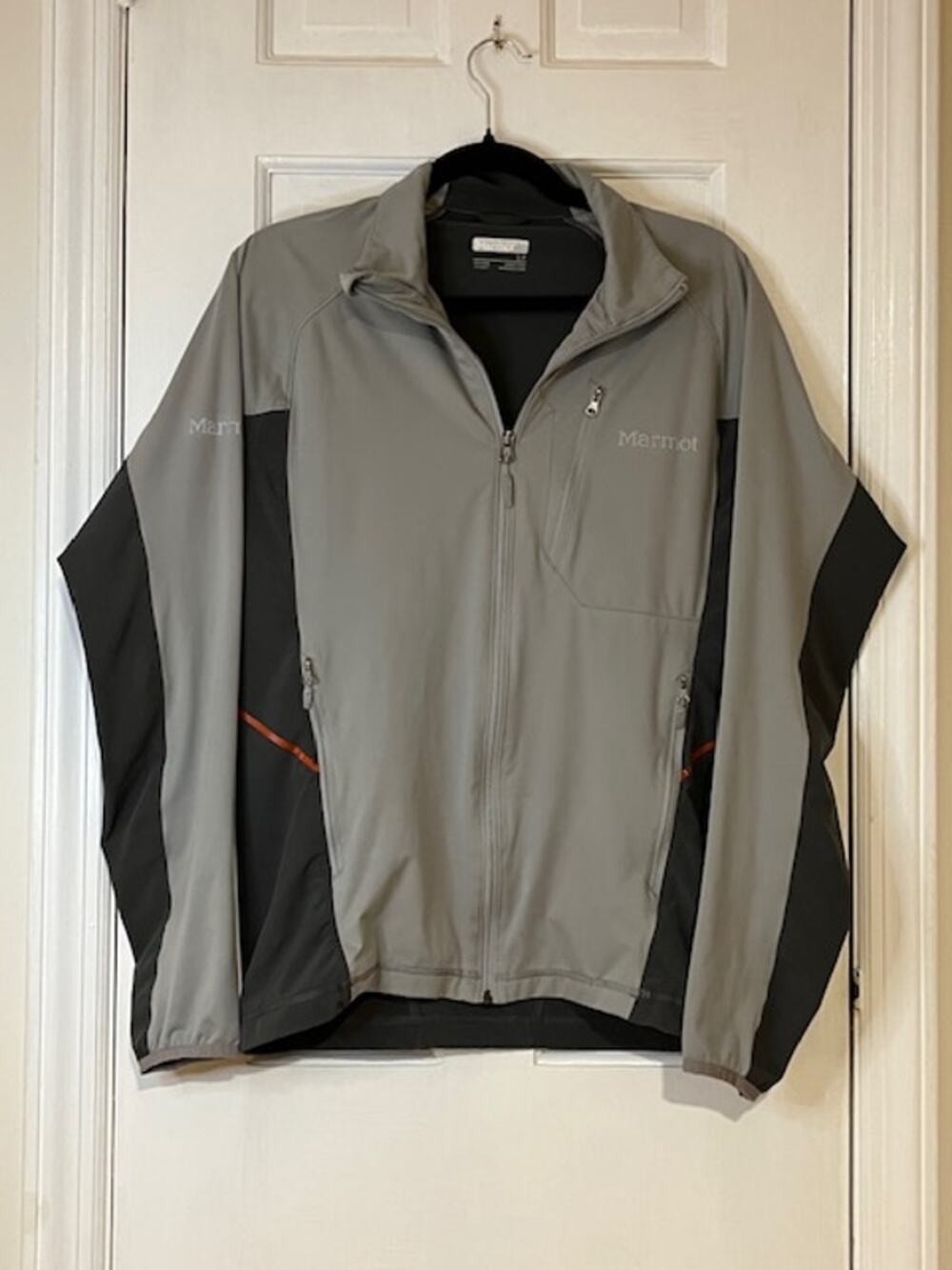 Marmot Silver with Red Piping Baselayer Pullover, High End Gear, - Sz Small
